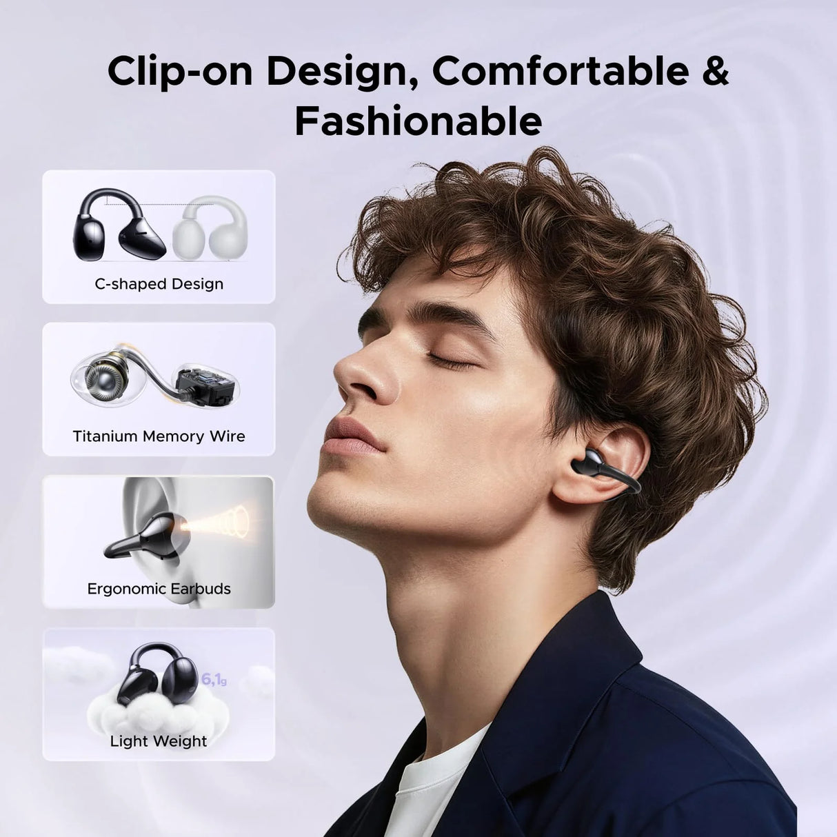 UGREEN ClipBuds Pro S8 Wireless  ANC - WS218