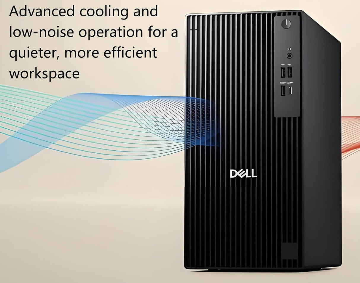 ديل برو تاور QCT1250 / معالج i7-14700 / ذاكرة وصول عشوائي 8 جيجابايت / قرص SSD من نوع NVME بسعة 512 جيجابايت / نظام تشغيل DOS / ضمان لمدة عام واحد / BTO011_QCT1250_EMEA