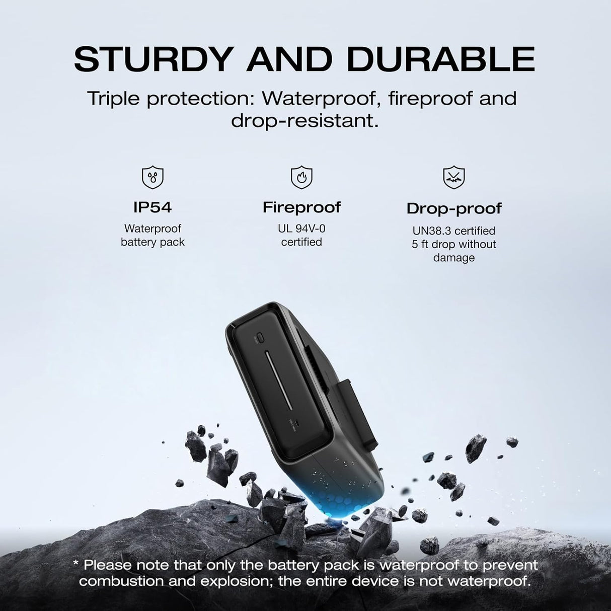 بطارية EcoFlow RIVER 3 Plus Smart Extra Battery EB300 (286Wh)