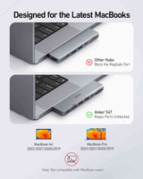 موزع انكر 547 USB-C (7 في 2، لجهاز ماك بوك) - فضي A8354HA1