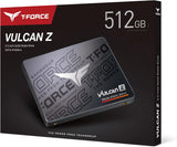 T.Force Vulcan Z 2.5 inch 512GB Solid State Drive Sata III 6GB/s
