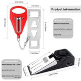 Portable Travel Door Alarm and Door Stopper, Dual Sensitivity Security Alert, 120dB Anti-Theft Protection