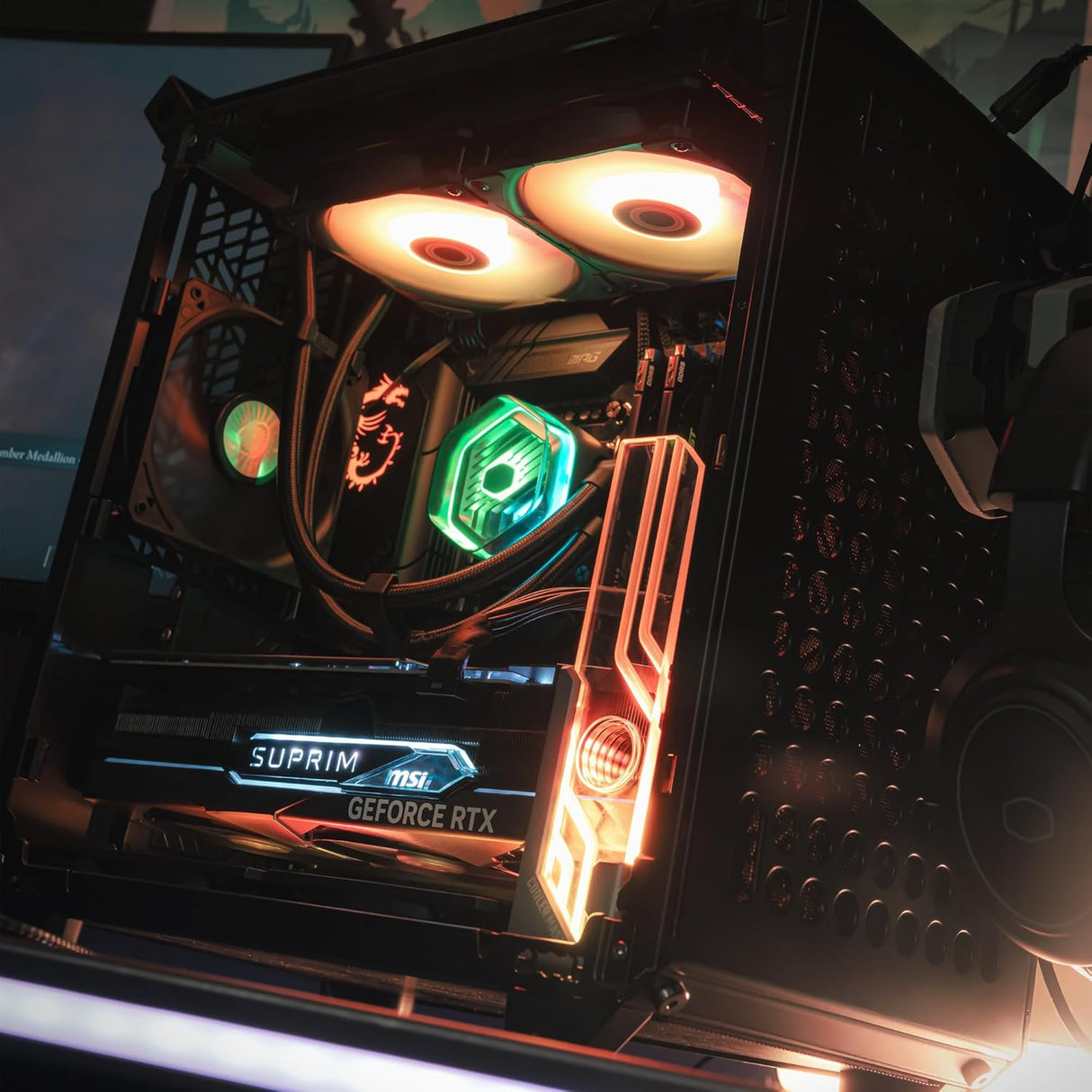 G-Pro, CPU Liquid Fan, GPRO L240 CPU Cooler, Black