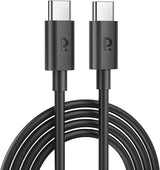 RAVPower RP-CB068 2m Type-C to Tyep-C Cable TPE Black  - RP-CB068