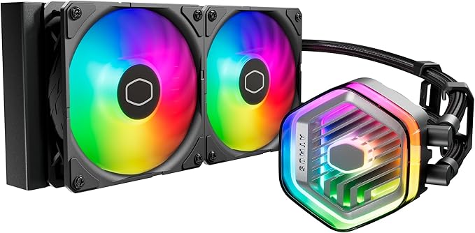 G-Pro, CPU Liquid Fan, GPRO L240 CPU Cooler, Black