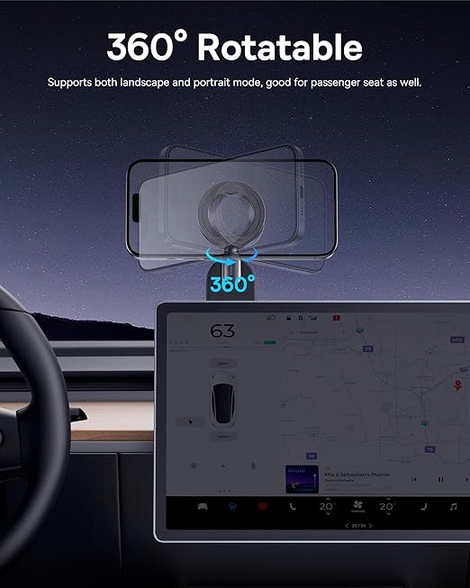 Baseus PrimeTrip C02 Go Magnetic Car Phone Mount - Cluster Black