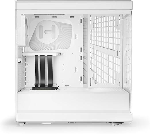 HYTE Y40 Panoramic Tempered Glass ATX Mid Tower Case, White