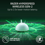 RAZER Viper V4 Pro 50K Optical Sensor Wirless Gaming Mouse - White RZ01-05630200-R3G1