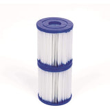 BESTWAY FILTER CARTRIDGE(I) (Contents:1 set fliter Cartridge, 2pcs , apply to 330GAL Filter pump)  / 58093