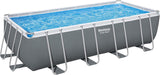 BESTWAY 5.49M X 2.74M X 1.32M RECTANGULAR POOL SET (Contents:Pool, Sand Filter Pump(220-240V), Safety Ladder, Cover, Chemconnect Dispenser)  5619Q (Installation Not Included)