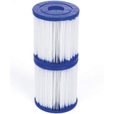 BESTWAY FILTER CARTRIDGE(I) (Contents:1 set fliter Cartridge, 2pcs , apply to 330GAL Filter pump)  / 58093