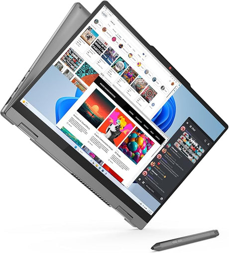 Lenovo IdeaPad 5 2-in-1 83DR0002US 14", WUXGA (1920 x 1200), AMD Ryzen™ 7 8845HS,AMD Radeon 760M, 16GB LPDDR5X, 1TB SSD, IPS, Windows 11 Laptop - Luna Grey