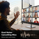 كاميرا ويب UGREEN بدقة 4K للكمبيوتر مع ميكروفون وغطاء خصوصية وزاوية تصوير 70° (CM831 – 65381)