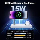 UGREEN 3-in-1 Wireless Charger White
