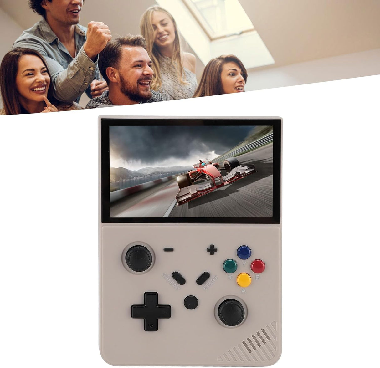 SJGAM Retro وحدة تحكم ألعاب الفيديو المحمولة  R43 PRO بشاشة 4.3 بوصة 4K ومشغل فيديو محمول للجيب بسعة 64 جيجابايت