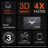 T.Force Vulcan Z 2.5 inch 512GB Solid State Drive Sata III 6GB/s
