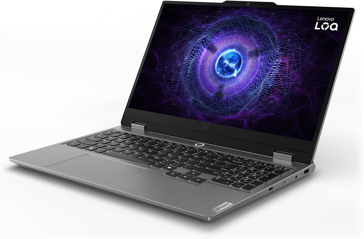 LENOVO LOQ Gaming Laptop Ryzen 5 7235HS, 16GB RAM, 512GB SSD, NVIDIA RTX 4050 6GB Graphic, 15.6" FHD 144Hz, Backlit Keyboard, Luna Grey, English Keyboard, Windows 11