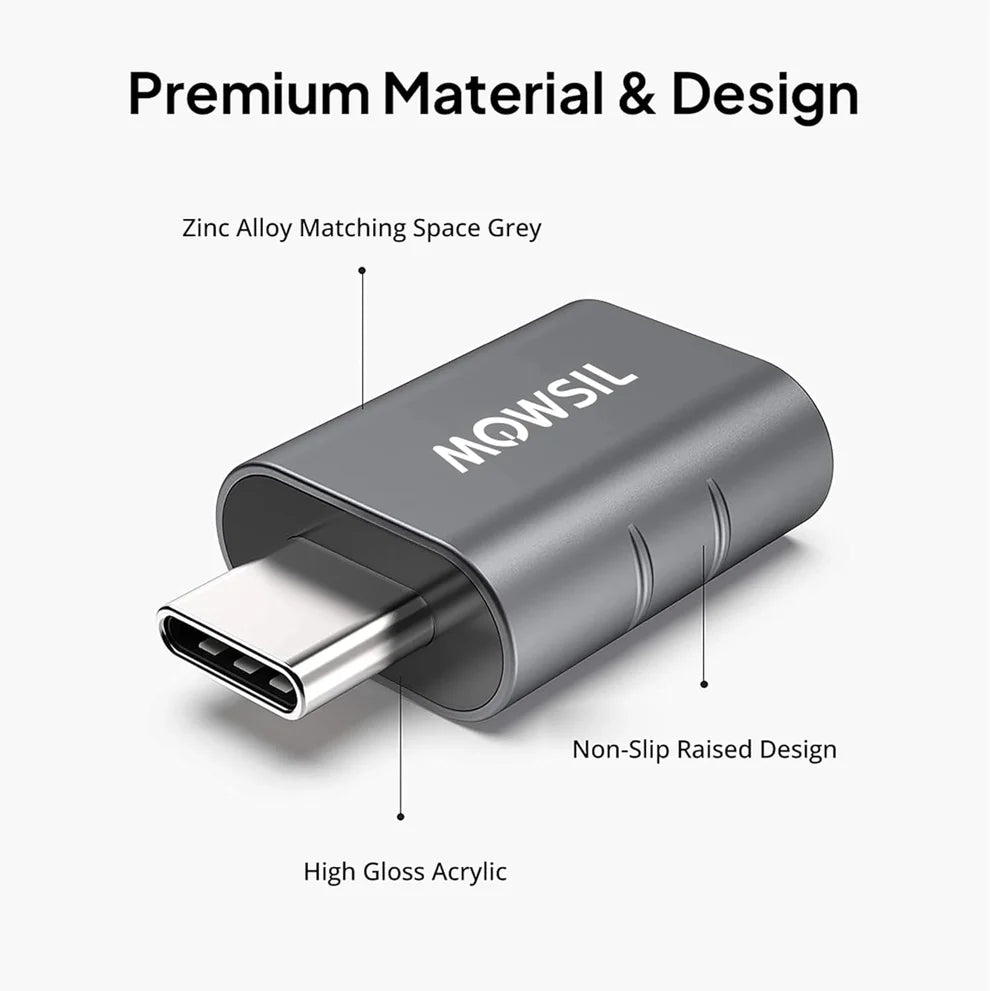 Mowsil USB-C to USB 3.0 Converter 2 Pack