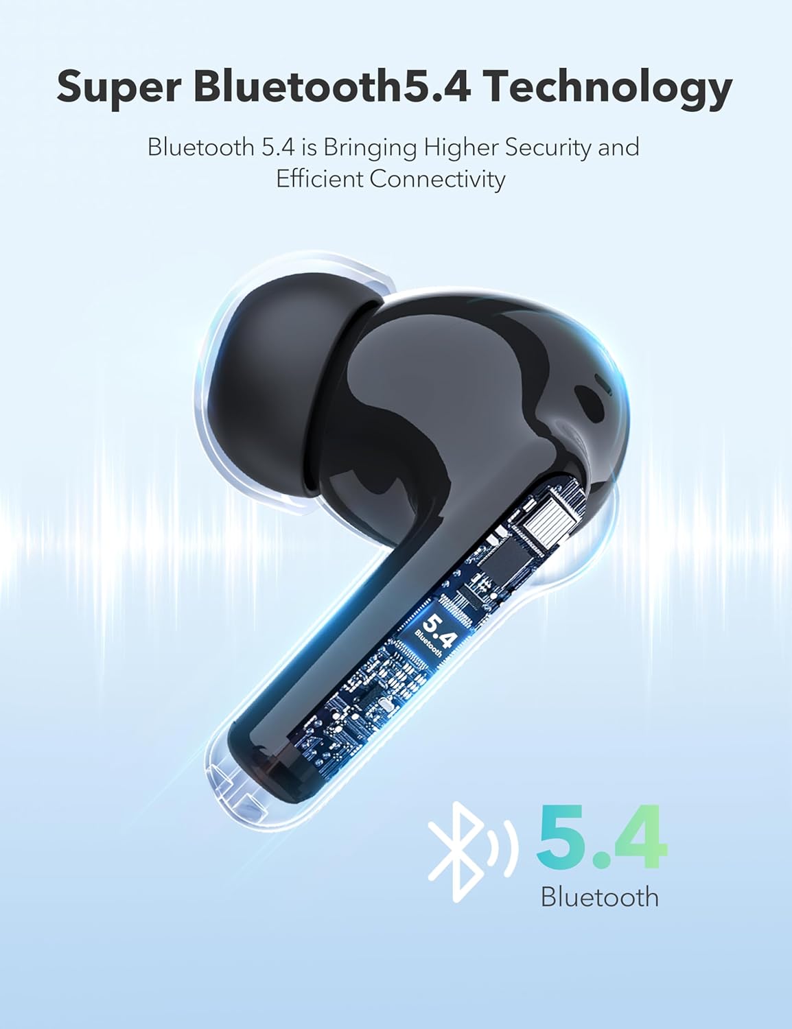 RAVPower RP-BH1018 TWS BLACK