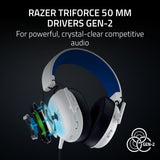 RAZER BlackShark V3 X Hyperspeed Gaming Headset for PlayStation - White RZ04-05420500-R3G1