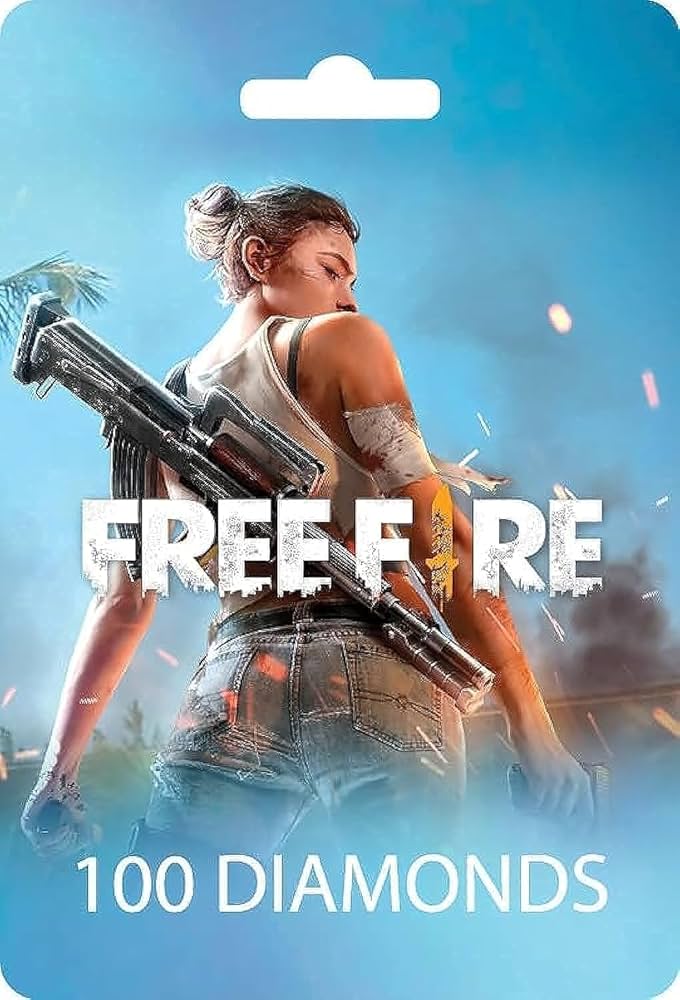 Garena Free Fire Game Gift Card - 100 Diamonds (Send By SMS)