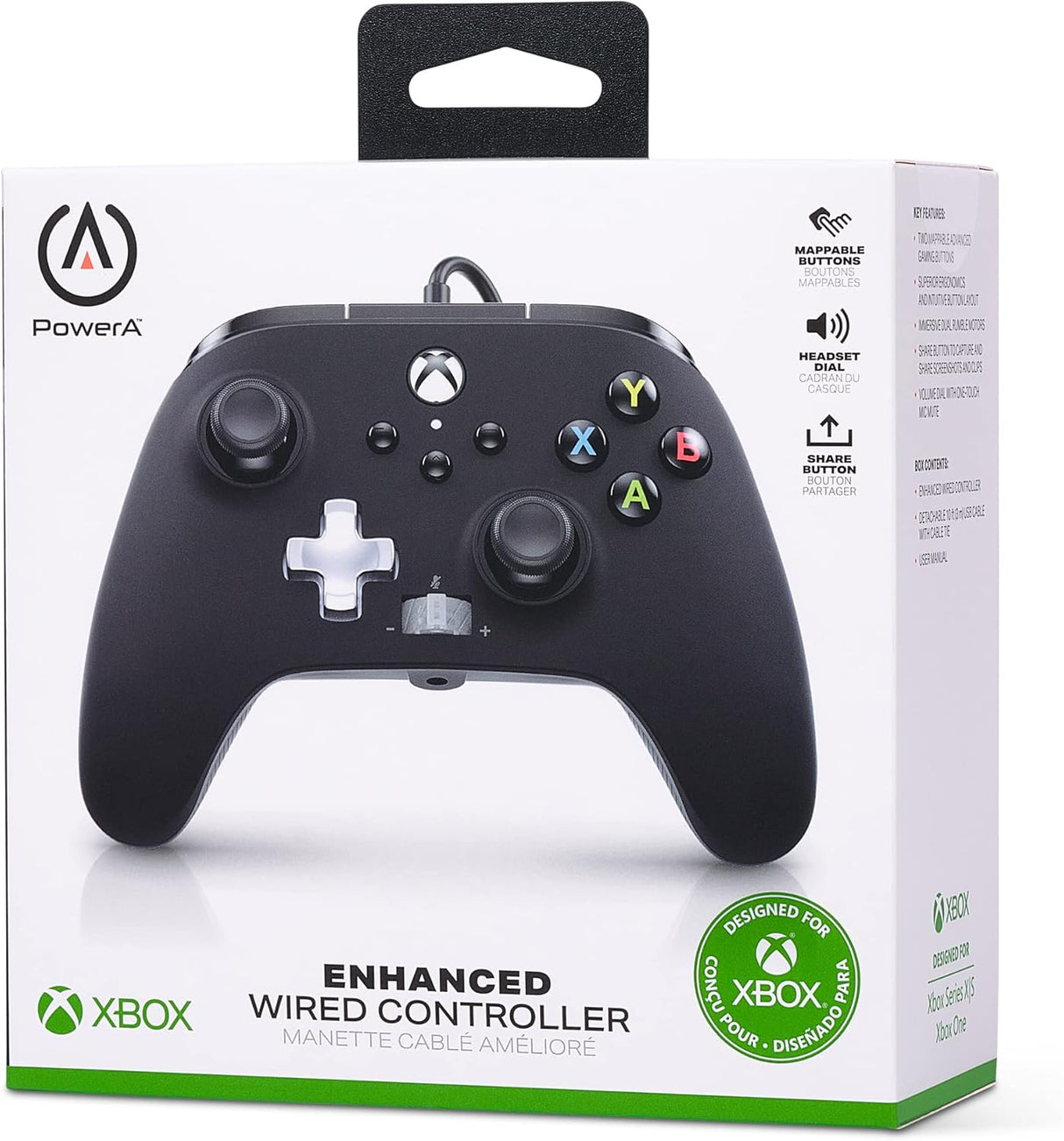 PowerA Enhanced Wired Controller For Xbox - Black