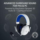RAZER BlackShark V3 X Hyperspeed Gaming Headset for PlayStation - White RZ04-05420500-R3G1