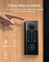 Eufy Video Smart Lock FingerPrint & Wi-Fi -Black