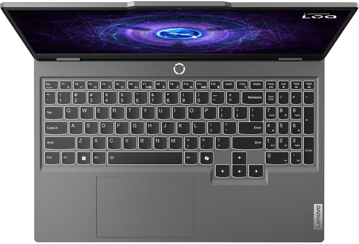 LENOVO LOQ Gaming Laptop Ryzen 5 7235HS, 16GB RAM, 512GB SSD, NVIDIA RTX 4050 6GB Graphic, 15.6" FHD 144Hz, Backlit Keyboard, Luna Grey, English Keyboard, Windows 11