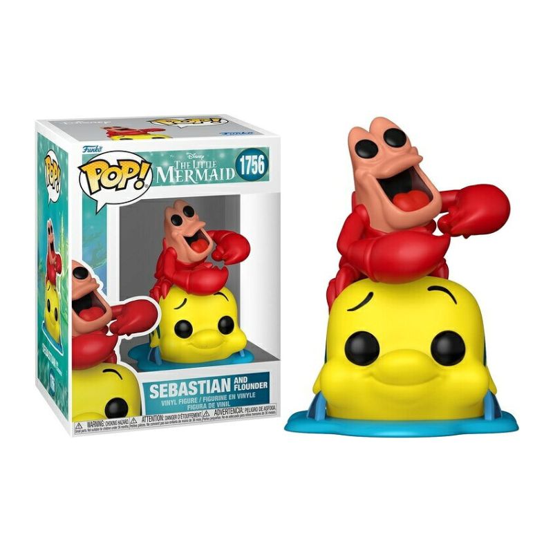 Pop! Disney: The Little Mermaid S3 - Sebastian & Flounder