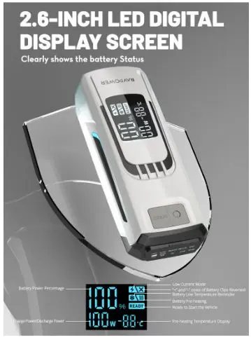 RAVPower RP-PB1227 24000mAh (88.8Wh) Jump Starter - RP-PB1227