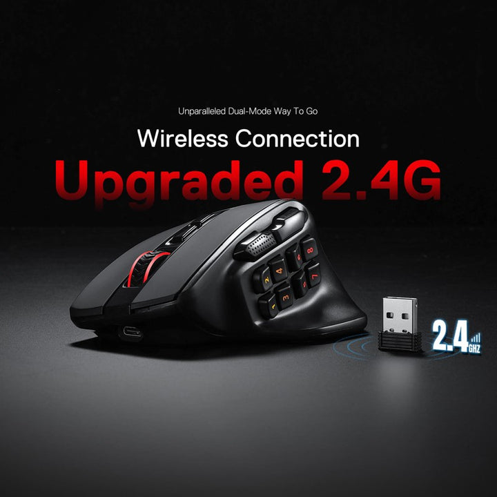 Redragon Aatrox M811 Pro Wireless RGB Gaming Mouse Mouse - Black