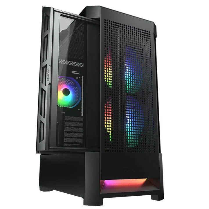 PC Gaming Intel Core i5-12400F, RTX 4060 , 16GB RAM with Acer Nitro ED240Q S 23.6-inch FHD180Hz Refresh Rate, 1ms Response Time, AMD FreeSync Curved Gaming Monitor - Black & Sades Gaming Combo Battle Ram
