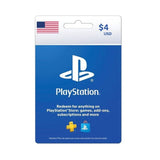 Sony Playstation / PSN Gift Card 4$ - USA (SMS Delivery)