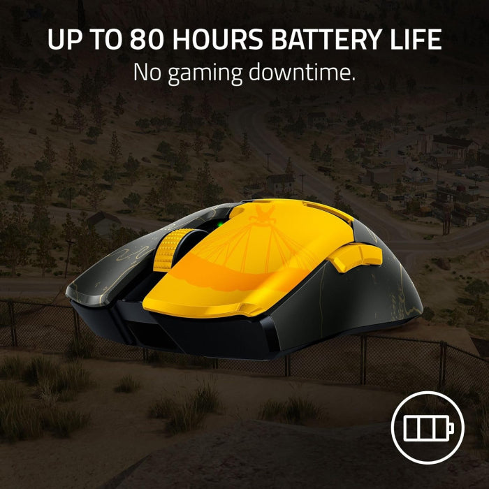 ماوس جيمنج لاسلكي رايزر فايبر V2 برو HyperSpeed - إصدار PUBG