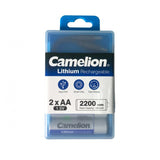 بطارية ليثيوم قابلة لإعادة الشحن من CAMELION: بطارية إدخال من النوع C UB-AAA650-PBH2 (قطعتان/صندوق + كابل من النوع A إلى النوع C x 2 10 سم) بطارية ليثيوم AAA قابلة لإعادة الشحن بقوة 1.5 فولت - 430 مللي أمبير/ساعة / 650 مللي أمبير/ساعة 7