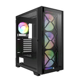 كيس كمبيوتر Montech Air 1000 Premium Mid Tower - أسود