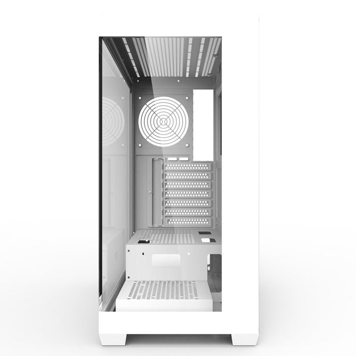 Aigo DarkFlash DS900 Aquarium ATX Mid Tower Case - White
