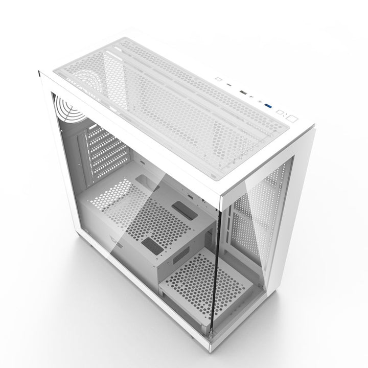 Aigo DarkFlash DS900 Aquarium ATX Mid Tower Case - White