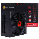 GameOn psw spy2 1000 Watts 80 Plus Gold Value Gaming Power Supply - Black