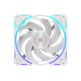 Alseye W12 Plus DC 12V High Air Pressure Case Fan with ARGB SYNC - White