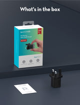 راف باور RP-PC1056 ميني شاحن USB-C GaN بقوة 30 واط أسود — RP-PC1056B