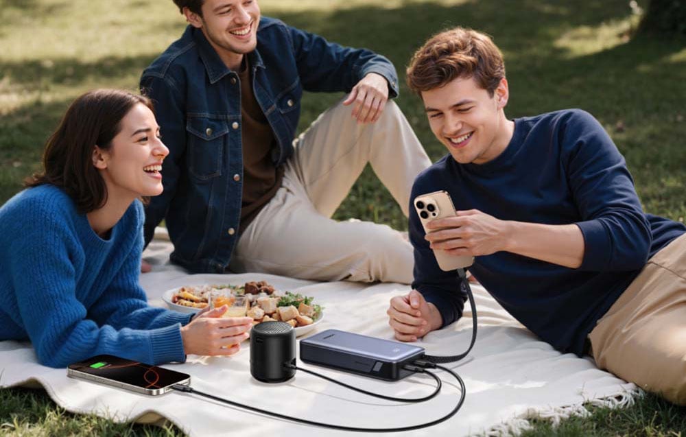 UGREEN Nexode Power Bank 45W 20000mAh Built-in Usb-C Cable - PB536