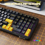 ATTACK SHARK X98 Tri-Mode 102-Keys Wireless Mechanical Keyboard - Star Black (Arabic)