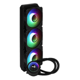 مبرد سائل للمعالج Aerocool Mirage L360 بحجم 360 ملم ARGB – أسود