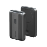 انرجيا ماك باك برو 35S باور بانك هجين صلب بسعة 10000 مللي أمبير مع كابل مدمج وحامل - أسود