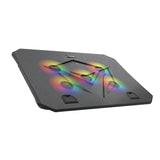 Meetion Laptop Cooler Pad MT-CP3030 Compatible from 9 to 15.6" - Black