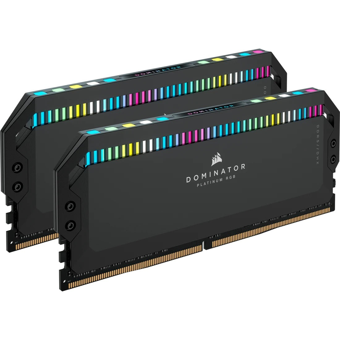 ذاكرة رام Corsair DOMINATOR PLATINUM RGB DDR5 بسعة 32GB (2x16GB) – بسرعة 6000MT/s CL30 – أسود
