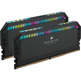 ذاكرة رام Corsair DOMINATOR PLATINUM RGB DDR5 بسعة 32GB (2x16GB) – بسرعة 6000MT/s CL30 – أسود