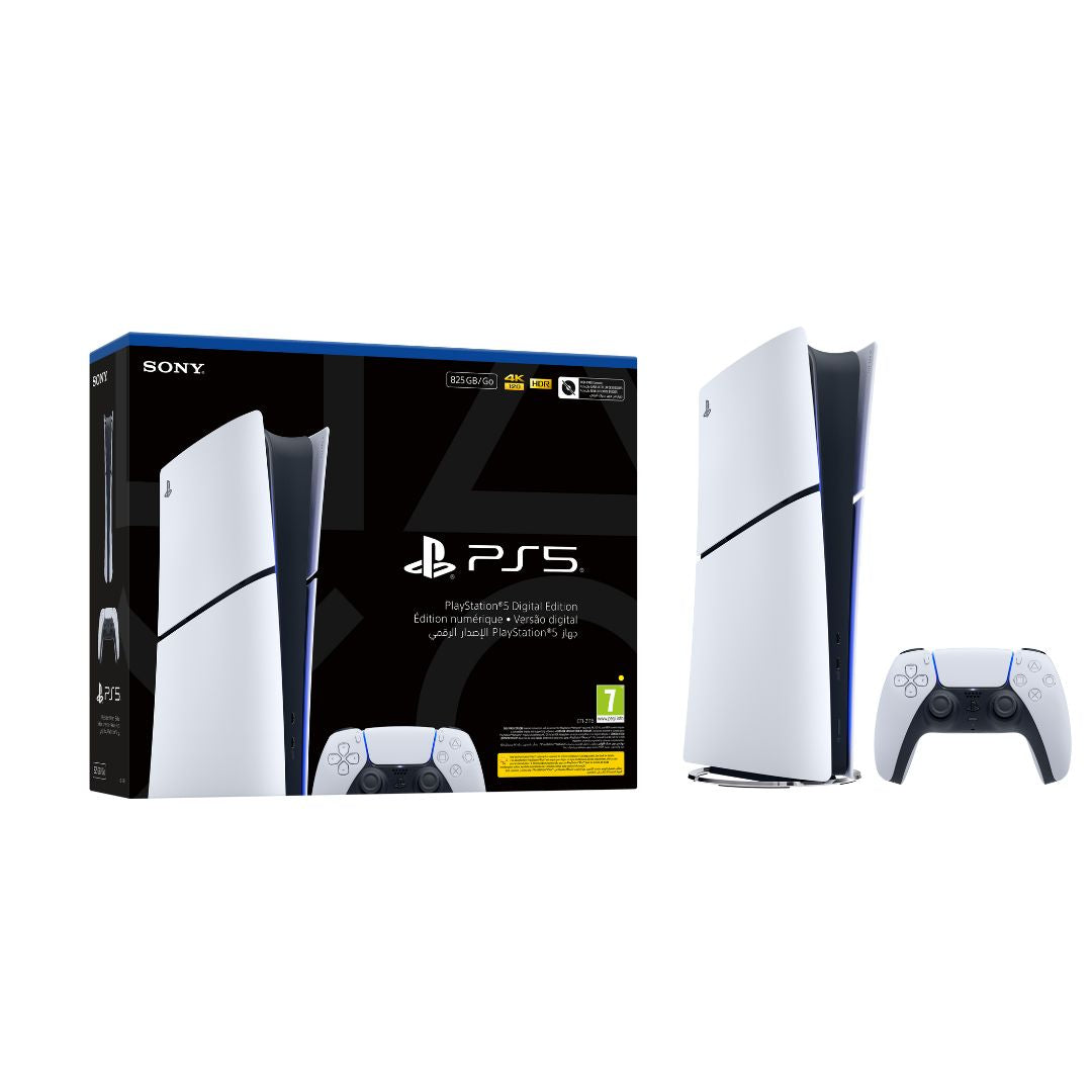 PlayStation 5 Slim Console Digital White 825GB- ( E Chassis) – Level Up